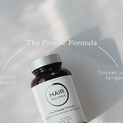 Complément capillaire précise pour les cheveux