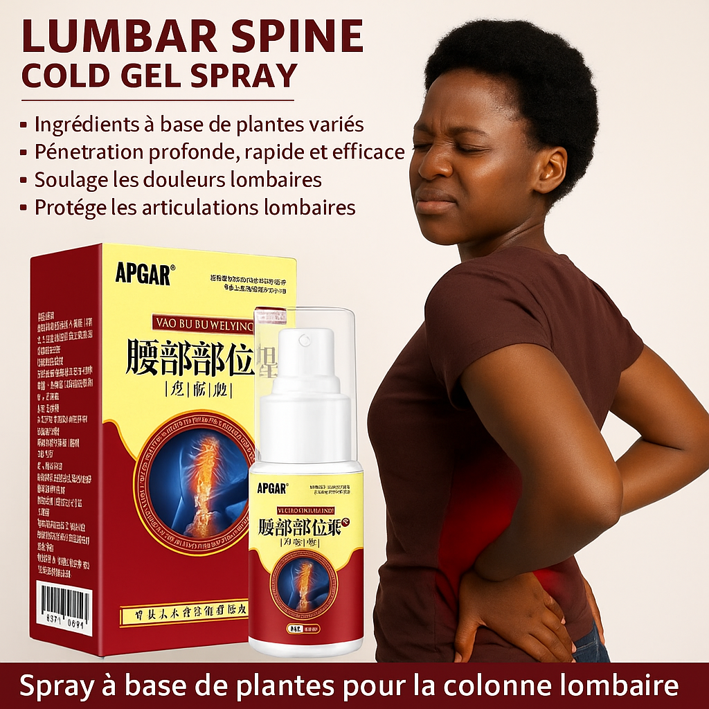 Spray à base de plantes pour la colonne lombaire
