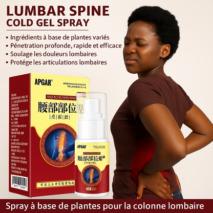 Spray à base de plantes pour la colonne lombaire