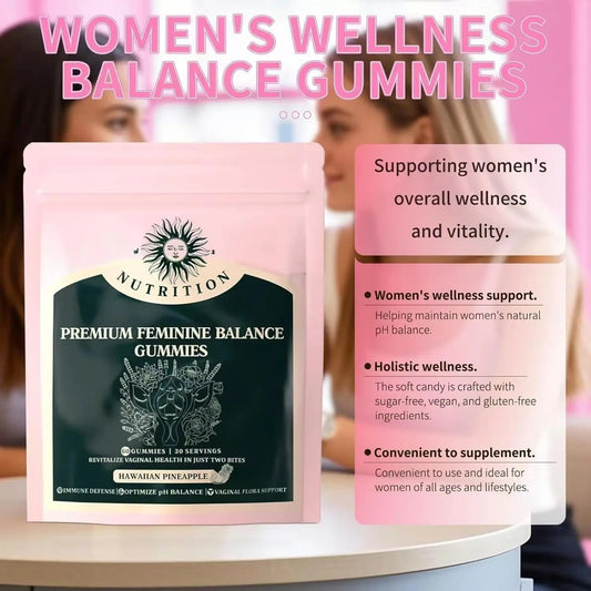 Gummies d'équilibre féminines de qualité supérieure