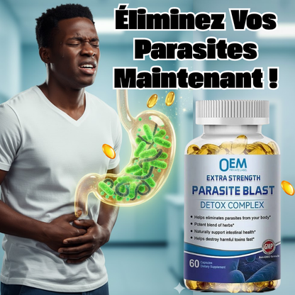 Supplément nettoyant pour l'intestin, santé digestive, santé immunitaire, et gonflage et gaz