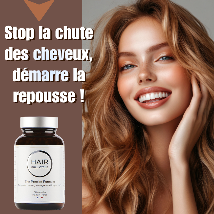 Complément capillaire précise pour les cheveux