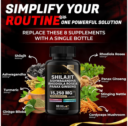 Capsules Shilajit pur de l'Himalaya