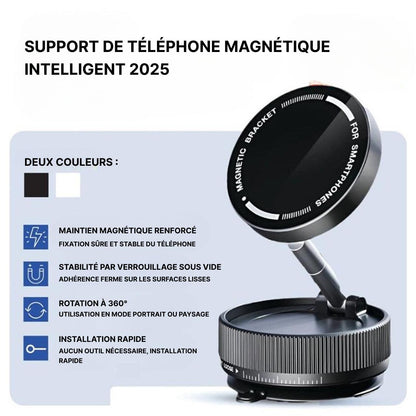 Support magnétique pour téléphone ultra puissant